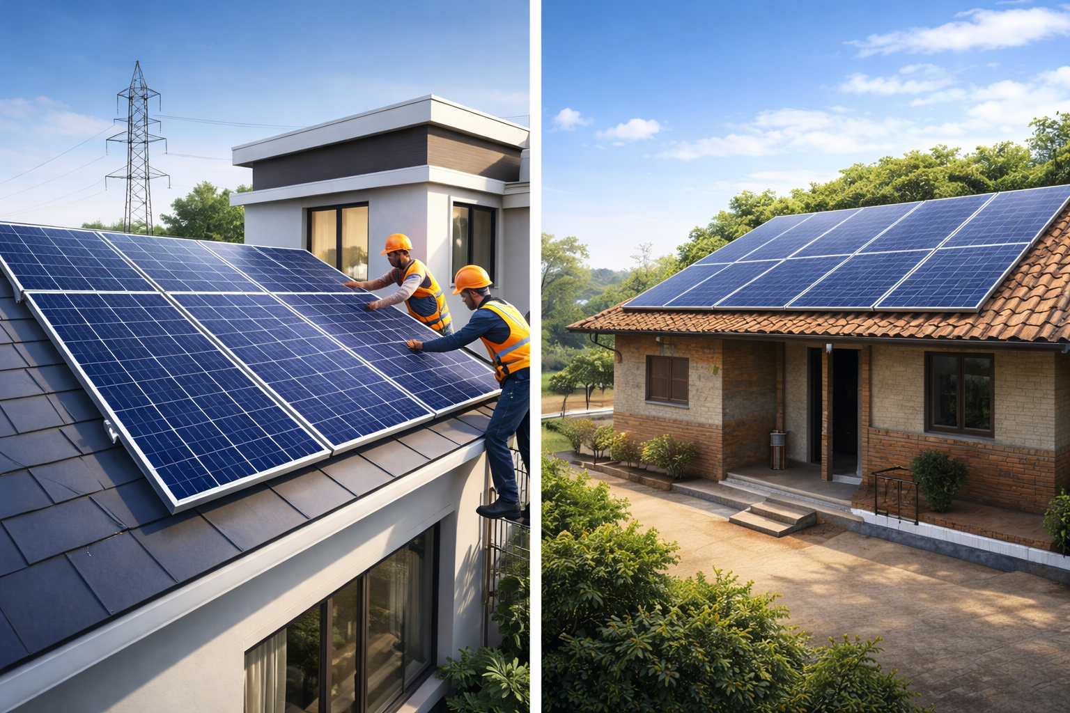 Solar Rooftop Installation